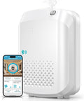 XEITIN Waterless Essential Oil Diffuser 3000 Sq.Ft Coverage for Large Home Hotel Office, 400ml Cold Air Scent Machine, Bluetooth App Control, No-Noise Aroma Diffuser Wall Mount Gift for Mom for Her