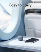 Sound Machine Flowtune White Noise Machine for Baby Adults, Mini Portable Sound Machine for Travel, 6H Timer, 18 Soothing Sleep Sounds Gift (Misty Blue)