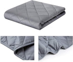 ZZZhen Weighted Blanket - High Breath - 60''80'' 20LBs - Quality Heavy Blankets - Sleeping for Adult, Durable Quilts Grey, 60''80'' 20LB