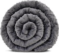 TONGDADA Minky Weighted Blanket | 36''x48'',5lbs | Cozy and Soft Minky Weighted Throw Blanket | Luxury Velvet with Premium Glass Beads |Dark Grey
