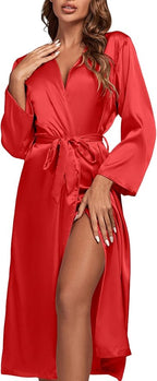 OPOIPIN Women's 3 Piece Pajama Set Sexy Cami Top and Shorts with Robe Sleepwear Loungewear Set