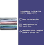 YnM Cotton King Size Weighted Blanket for Adults (88x104 Inches, 30 Pounds, Army Green), Smallest Compartments with Cooling Glass Beads,Heavy Blanket for Two Persons of 140~240lbs on Queen or King Bed