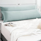 Vielit Satin Body Pillow Pillowcase 1pc,Silky Body Pillow Cover Similar to Silk Pillow Cases Soft Body Pillow Case 20x54 & Envelope Closure,Gift for Women Men Sage Green & 1 Satin Scunchie