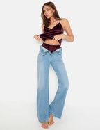 EKOUAER Silky Pajama Set for Women V-Neck Satin Camisole Lingerie Sets Party Loungewear Sleepwear
