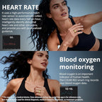 COLMI R02 smart Ring, a smart Ring for Women and Men, with a Charging case, Supports Heart Rate, Blood Oxygen, Sleep Health Monitoring, and Sports Tracking Ring, No Subscription Fee. (Gold, 7#)