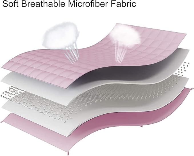L'AGRATY Weighted Blanket - 80"x87" 25lbs Cooling Breathable Heavy Blanket Microfiber Material with Glass Beads for Adult All-Season Summer Fall Winter Soft Thick Comfort