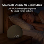 HOUSBAY Sunrise Alarm Clock Radio for Bedroom – Wake Up Naturally with Gentle Light & Nature Sounds, Relax with Bluetooth Speaker & Night Light
