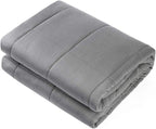 Waowoo Weighted Blanket (4lbs 36"x48") for Restful Sleep, Premium Material with Glass Beads (Dark Gery)