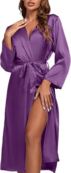 OPOIPIN Women's 3 Piece Pajama Set Sexy Cami Top and Shorts with Robe Sleepwear Loungewear Set