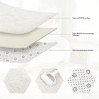 5x7 Area Rug Fluffy Shaggy Ultra Soft Faux Fur Non-Slip Machine Washable Carpet for Bedroom, Living Room, Nursery & Dorm Cozy Home Decor