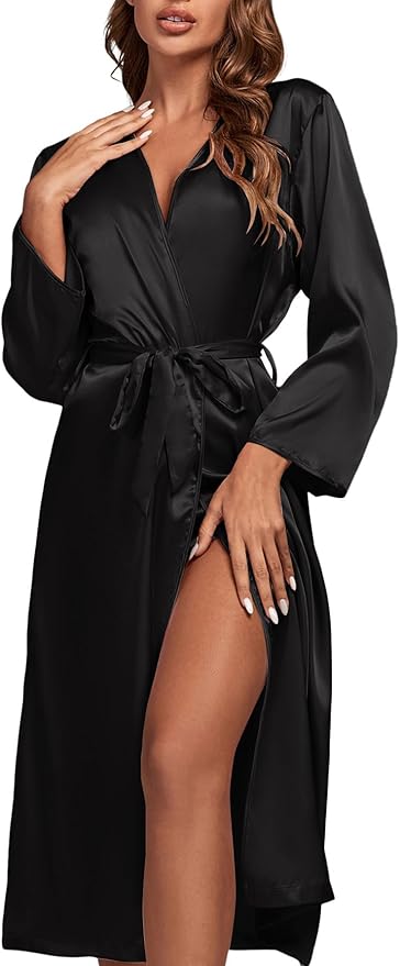 OPOIPIN Women's 3 Piece Pajama Set Sexy Cami Top and Shorts with Robe Sleepwear Loungewear Set
