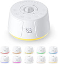 Sound Machine White Noise Machine - 30 Soothing Sounds, 10 Colors Night Light, Rechargeable Battery- Travel Portable Sound Machine for Sleep Baby Adults, Perfect Sleeping Companion