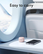 Sound Machine Flowtune White Noise Machine for Baby Adults, Mini Portable Sound Machine for Travel, 6H Timer, 18 Soothing Sleep Sounds Gift (Sakura Pink)