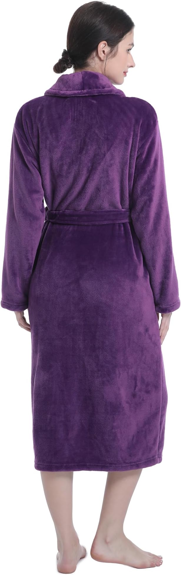 Plush Soft Robes for Women, Premium Fleece Womens Robe Cozy Warm Bathrobe