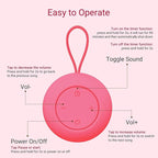 Portable Baby Sound Machine [White Noise for Babies Kids Adults][Timer Function][12 Soothing Sounds] 15 Hours Battery Life, Travel,Registry Gift,Shower,Clips on Baby Stroller.Rose