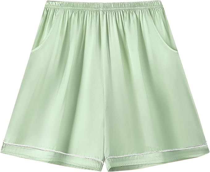 Girls & Womens Satin Pajamas Set, Silk Button-Down Sleepwear 2 Piece Nightwear, 3 Years - Women XXL