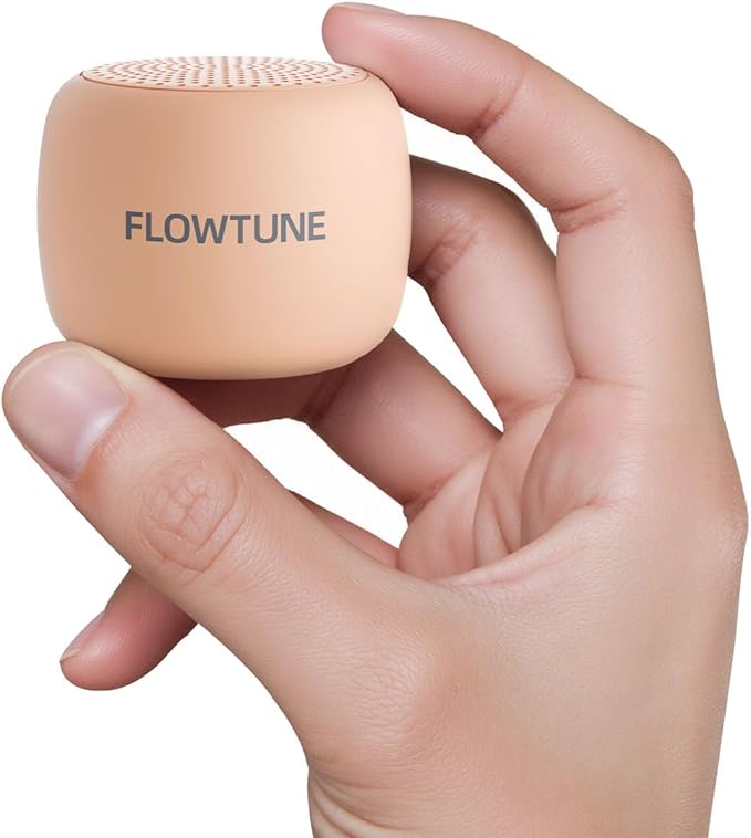 Sound Machine Flowtune White Noise Machine for Baby Adults, Mini Portable Sound Machine for Travel, 6H Timer, 18 Soothing Sleep Sounds Gift (Peach)