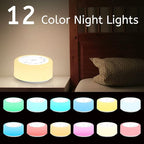 Soother Sleep Sound Machine Night Light White Noise Machine with 30 Soothing Sounds & 12 Color Night Lights for Baby Kids Adults Brown Noise Machine with Timer & Continuous Play for Home Travel Office