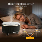 500ML Essential Oil Diffuser: Ultrasonic Aroma Diffuser with Remote Control for Spa Hotel Yoga Room - Humidifier for Bedroom with 7-Color Night Lights & Auto Shut-Off for Nursery/Women Home Relaxation