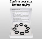 Smart Ring Sizing Kit - 8 Sizes (6-13) for Men & Women - Accurate Measurement Tool for Smart Rings - Find Before Purchase - Jewelry Sizer Guide for Engagement & Wedding Bands