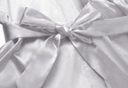 Women's Satin Short Robe Bridesmaid Bride Wedding Party Robes Silky Sleepwear Loungewear