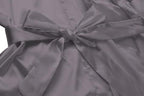 Women's Satin Short Robe Bridesmaid Bride Wedding Party Robes Silky Sleepwear Loungewear