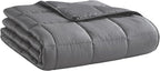 Weighted Blanket Queen Size (Dark Grey, 60''x80'' | 25 lbs) Cooling Breathable Heavy Blanket with Glass Beads for Adults