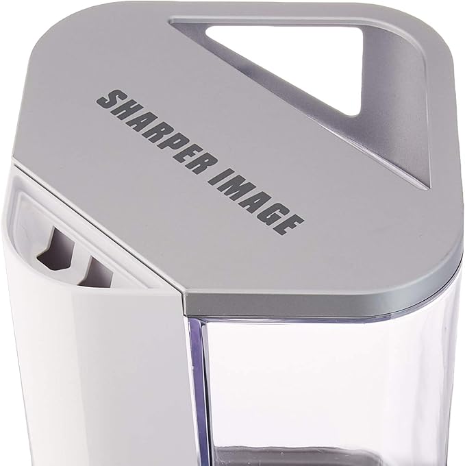 Sharper Image UHS1-SI Ultrasonic Cool Mist Humidifier, 1 Gallon, 2 Settings, Auto Shut-Off, Illuminated Touch Control, Low Water Indicator, Easy Fill Tank, 1.0 Gallon, Ash Woodgrain