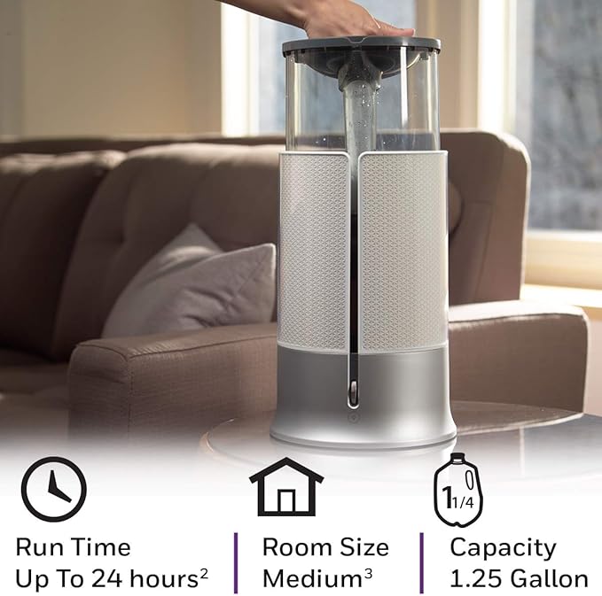 Honeywell Designer Series Cool Mist Humidifier, Room Humidifiers, White