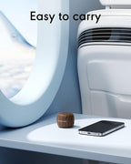 Sound Machine Flowtune White Noise Machine for Baby Adults, Mini Portable Sound Machine for Travel, 6H Timer, 18 Soothing Sleep Sounds Gift (Wood Grain)