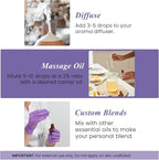Handcraft Blends Lavender Essential Oil – 0.33 Fl Oz – 100% Pure and Natural – Premium Grade Essential Oil for Diffuser and Aromatherapy, Skin, Massage, Candle and Soap Making Fragrance