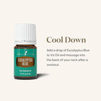 Young Living Eucalyptus Blue Essential Oil | 5 ml | Premium, Invigorating Botanical Extract | Crisp, Refreshing Aroma for Diffusers, Wellness, Comfort, & Soothing Aromatherapy Experience