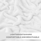 Christmas White Throw Blanket,Super Soft Cozy Blanket for Couch Sofa Bed.Plush Microfiber Blanket Lightweight,50x60 Inch
