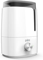 Pure Enrichment HUME Ultrasonic Cool Mist Humidifier - Easy-Clean 3.5L Tank Lasts up to 50 Hours; Whisper Quiet, & Auto Shut-Off for Large Living Rooms, Basements, Bedrooms, Nurseries, & Plants