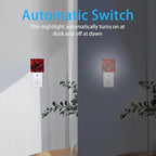 Rose Night Lights Plug into Wall Abstract Red Rose and Black Leaves Night Lights Dusk to Dawn Sensor Led Lamp for Women Men,Led Lights for Stairway/Hallway/Bedroom,0.5W