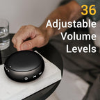 Sound Machine Small White Noise Machine with 30 Soothing Sounds Sleep Machine for Baby Kids Adults Natural Sounds Rain Fan Brown Pink Nosie Machine with 36 Volume Levels for Office Home Travel(Black)