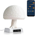 Sunrise Alarm Clock Wake Up Light - 3 Color LED Lamp with Sound & Light Awakening, Bioclock Adjustment & APP Control, Mushroom Tree Design for Bedroom Bedside