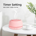 SEEDSEEL 300ML Essential Oil Diffuser with 7 Color LED Light, Remote, 4 Timers, Auto-Off, Ultrasonic Aromatherapy Diffuser for Office, Bedroom, Yoga, Home