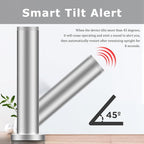 Wireless Hotel Scent Diffuser Starter Kit- Cordless Rechargeable Diffuser for Whole House -Hotel Scents Collection - App Control Waterless Essential Oil Diffuser for Large Room, Studio, Office(Silver)