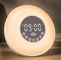 Glocusent Sunrise Alarm Clock for Kids & Heavy Sleepers, Wake Up Light with 14 White Noise Sounds, Dual Alarm Clock, Bluetooth Speaker, Bedside Night Light for Bedroom.