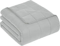 CuteKing Weighted Blanket for Adults: Weighted Blanket with Premium Glass Beads - Breathable Heavy Blanket for Comfort Sleep - Thick Blanket for Adult All Season (20lbs, 60"x80", Light Grey)