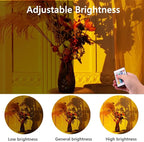Sunset Lamp Projector Rainbow Projection Lamp Romantic Led Sunset Projection Light for Party Photo Vlog Background Bedroom (16 Colors)