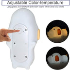 S NMT Silicone LED Papa Puppy Night Light Touch Sensor Switching Night Lamp, Transform Between Warm White 2700K and White 6500K, Safe SIL+ABS, Sleep Timer Setting for Kids Babies Bedside and Nursery