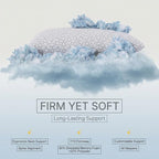 Meoflaw Adjustable Memory Foam Pillows: 2 Pack King Size Shredded Foam Bed Pillow for Sleeping with Removable & Washable Pillowcase for All Sleep Positions