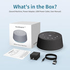 SoundLegend White Noise Sleep Sound Machines 30 Sounds 12 Colors Light 32-Level Volume 5 Timers for Home Travel Gift Adjustable Brightness Memory Function Compact