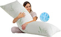 HOXXME Body Pillow for Adults Shredded Memory Foam Long Full Body Pillow for Sleeping with Breathable Cover Firm Hug Large Pillows for Side/Back Sleepers 20x54