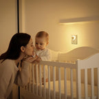 KINUR LED Night Light Plug into Wall,2700K Warmwhite,Nightlight Dusk to Dawn Sensor Automatic On and Off,Night Lamp,0.5W Led Night Light for Kids, Nursery, Bedroom, Hallway, Stair, Kitchen,6 Pack