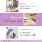 Handcraft Blends Lavender Essential Oil – Huge 4 Fl Oz – 100% Pure and Natural – Premium Grade Essential Oil for Diffuser and Aromatherapy, Skin, Massage, Candle and Soap Making Fragrance