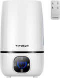 VIVOSUN 4L Cool Mist Humidifier with Remote Control for Bedroom, Plants, Baby, Dry Skin