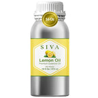 Siva Lemon Essential Oil - 16 Fl Oz – 100% Natural Lemon Oil - for Diffuser, Face, Skin Care, Aromatherapy, Hair Care, Scalp and Body Massage